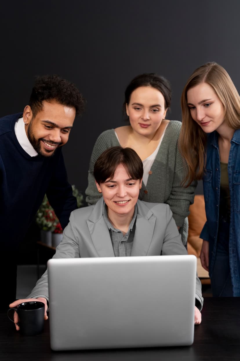 Team collaborating